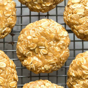 3 Ingredient Peanut Butter No Bake Cookies (No milk!)