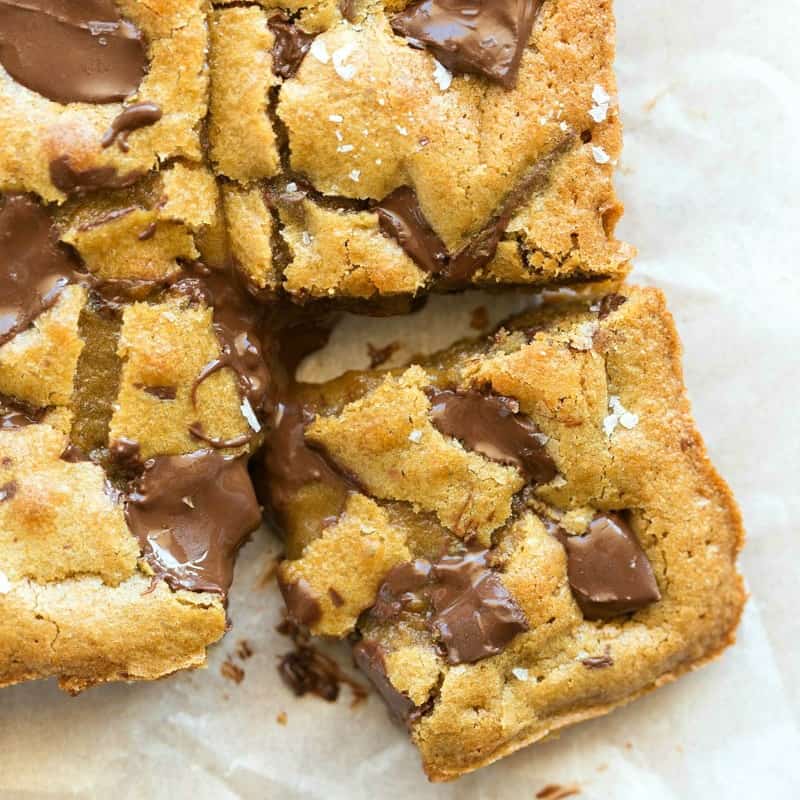 Best Ever Blondies (vegan, gluten-free)